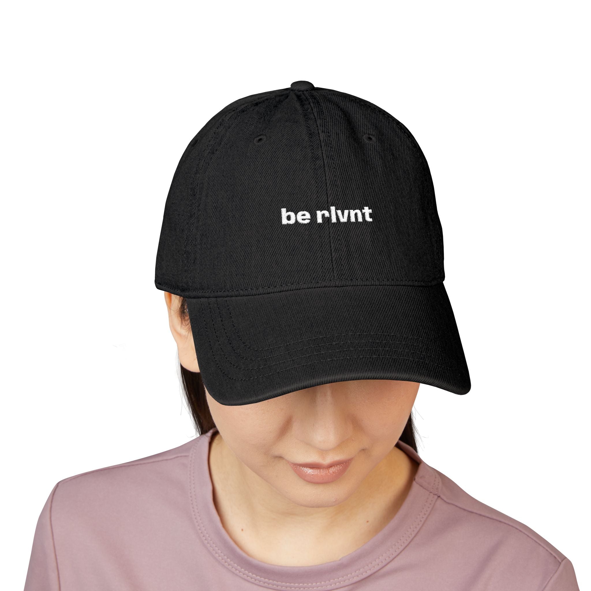 be rlvnt embroidered denim hat